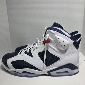 Nike Air Jordan 6 Retro Shoes Men's Size 16 'Olympic' 2024 Sneakers
